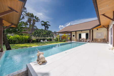 Уютная вилла с 3 спальнями и частным бассейном рядом с пляжем Най Харн