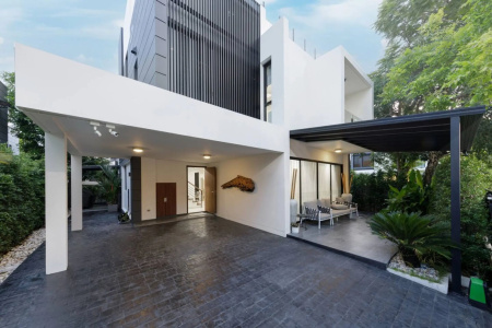 Modern villa with rooftop pool near Bang Tao